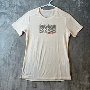 Norrøna Svalbard Wool Blend T-shirt Women’s Size‎ Small Cream